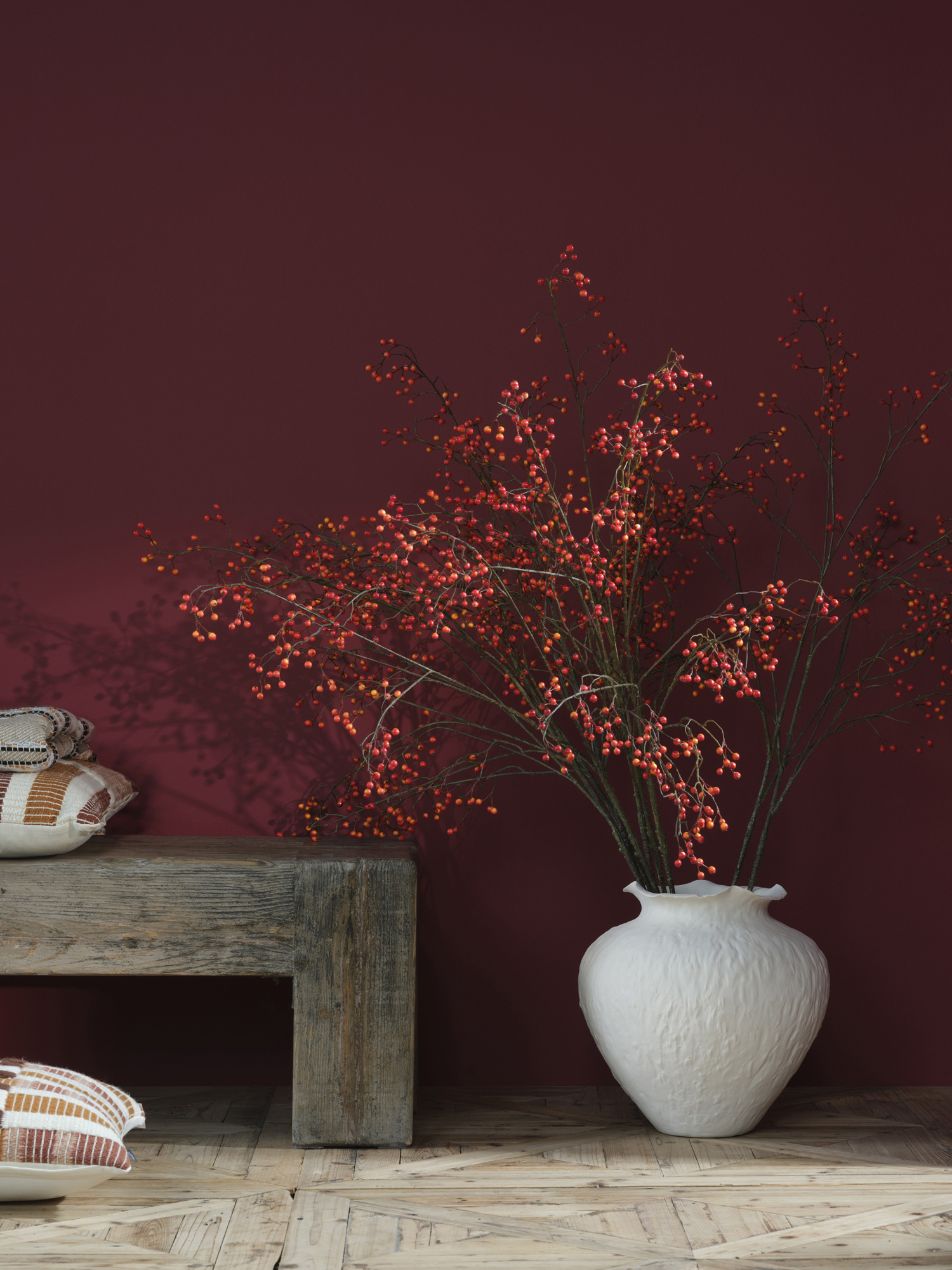 Couleur Flamant 2026, teinte Flamant 2026, peinture bordeaux, peinture rouge