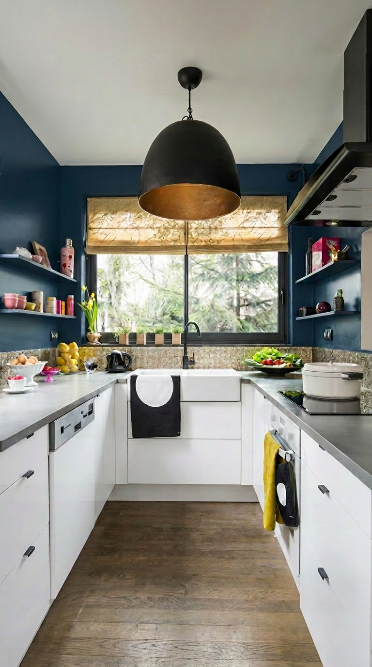 peinture-bleu-luzien-meuble-blanc-mur-sombre-caractere-peinture-TOLLENS