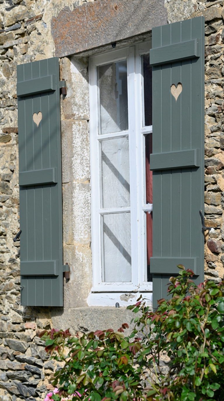 volet vert de gris peinture francaise TOLLENS