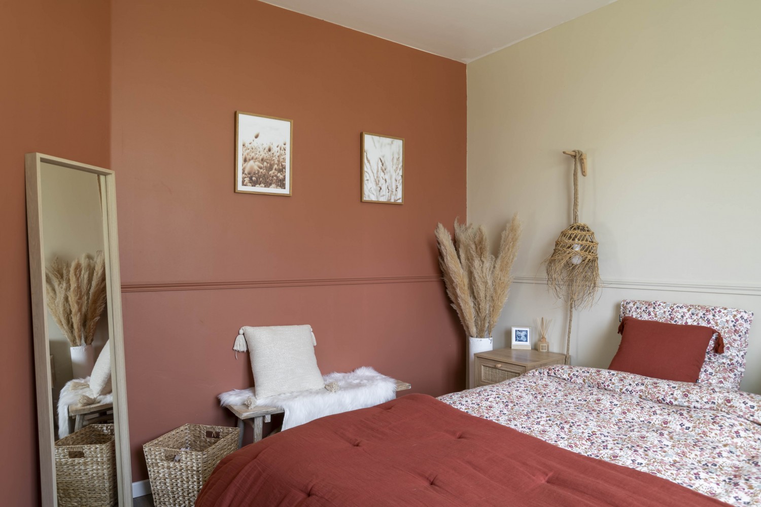 Couleur peinture chambre terracotta, Tollens chez Julie_home40