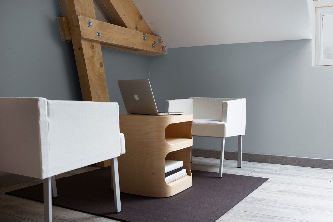 Bureau gris, peinture gris bureau, peinture bureau, peinture grise, Gris Hivernal Tollens