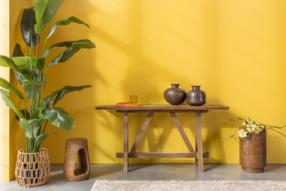 Nouvelle couleur de peinture Flamant by Tollens jaune citron : Pop