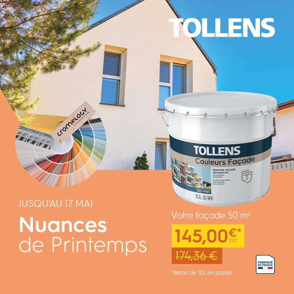 Promotion peinture façade pas chère Tollens