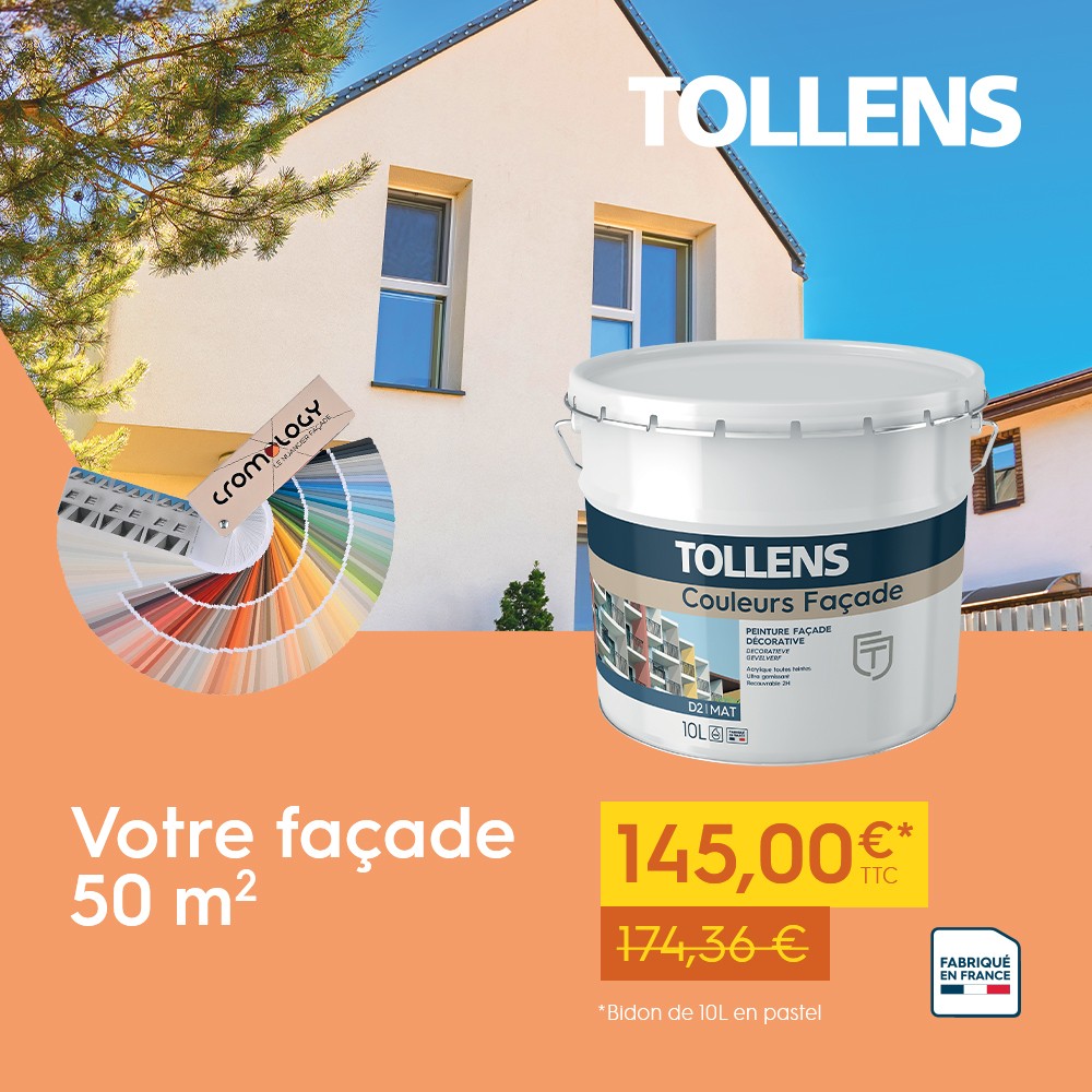Promotion peinture façade pas chère Tollens