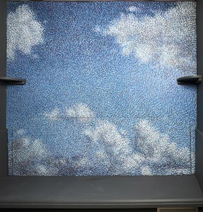 Cabine décorée par l'artiste Nadège Dauvergne dans le cadre du partenariat entre Tollens et Molitor