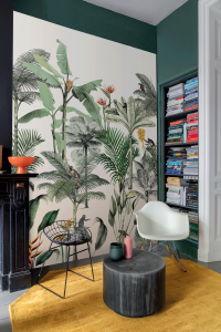 Papier peint intissé jungle pour salon de la marque Rash, collection Magic Walls - Tollens