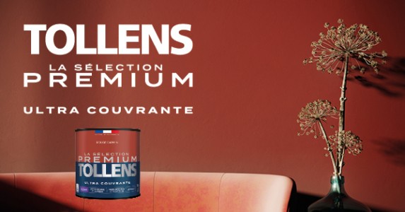 Peinture rouge terracotta pas cher qualit&eacute; pro couvrante TOLLENS