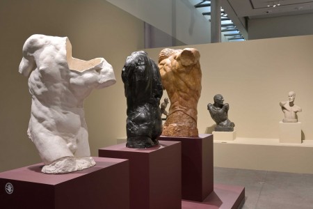 Photo de l'exposition Rodin Bourdelle - Corps à Corps réalisée avec de la peinture Tollens