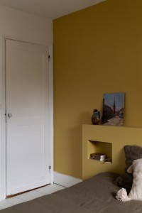 Peinture chambre jaune ocre, couleur ocre peinture chambre, TOLLENS x lola.valerie