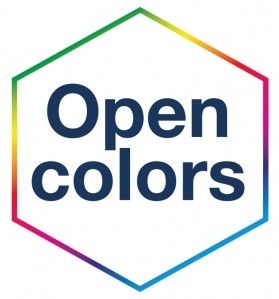 Picto, logo de la technologie Open Colors de Tollens : pigments froids pour des couleurs soutenues en façade