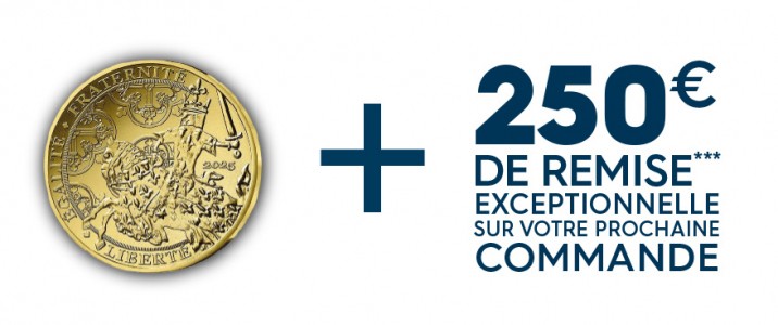 Les Jours en Or TOLLENS : m&eacute;daille d'une valeur de 1580&euro; et 40 pi&egrave;ces en or &agrave; gagner