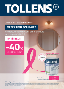 Offre-disponible-du-1er-au-30-juin. Jusque-a-50%-sur-la-peinture-interieur-exterieur-et-metal-TOLLENS-et-l-outillage-Artis