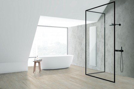 Revêtement mural et sol pour salle de bain en PVC de la marque Gerflor, collection REVELA - Tollens