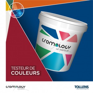 Visuel clé Testeur de Couleurs Cromology, site Tollens