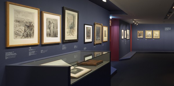 Exposition Gustave-Dore au Musée d'Orsay, mise en avant avec les peintures Tollens