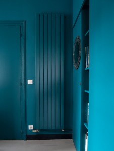 Peinture bleu vert Méditerranée TOLLENS, peinture radiateur bleu vert TOLLENS, peinture radiateur fonte acier TOLLENS