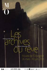 Affiche de l'exposition Les Archives du Rêve à Orsay, mécénat Tollens