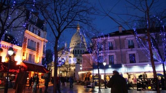 Marché de Noël de Montmarte, à Paris