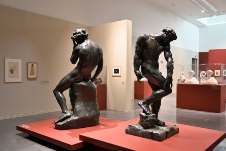 Photo de l'exposition Rodin Bourdelle - Corps à Corps réalisée avec de la peinture Tollens