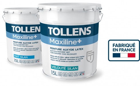 Nouvelle peinture TOLLENS MAXILINE+, glisse blancheur et couvrance exceptionnelles
