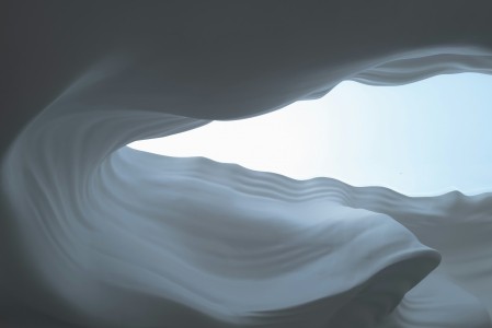 Roche blanche, forme naturelle, douce et légère