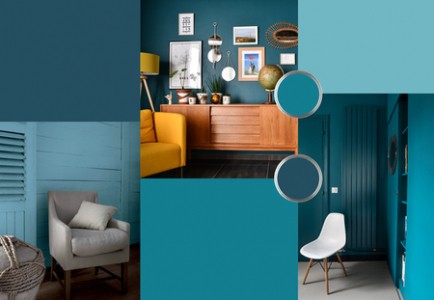 Visuel moodboard Tollens et Flamant - Inspiration déco - Teintes bleus