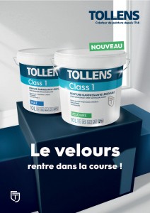Visuel clé lancement Class 1 de Tollens, peinture lessivable
