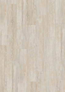 Sol PVC imitation parquet très facile d'entretien style bois clair voire blanc effet patiné, vieilli