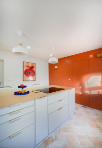 Peinture terracotta, peinture cuisine, projet peinture maison Juliette Katz et Tollens, peinture Tollens