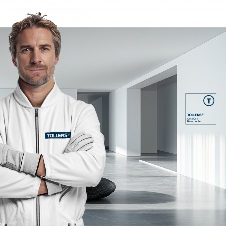 Maxiline+ nouvelle peinture grand chantier int&eacute;rieur TOLLENS, glisse peinture, peinture opaque, peinture couvrante TOLLENS