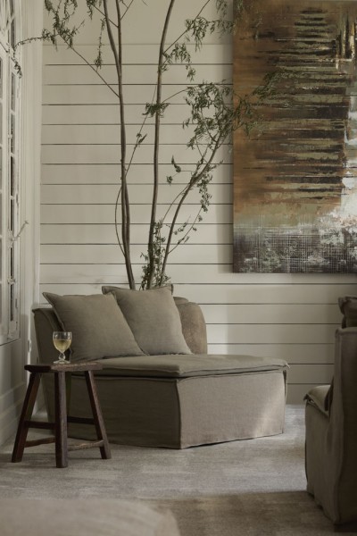 Photo intérieur couleur peinture gris ou blanc gris, Flamant by Tollens