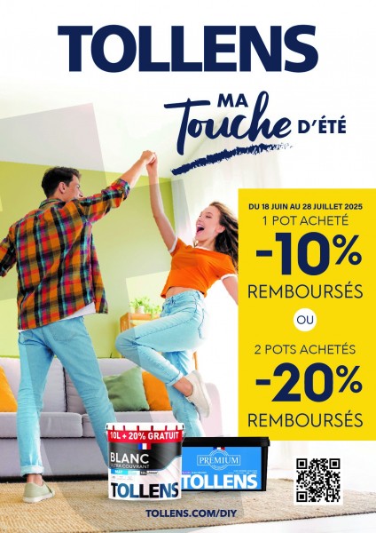 promotion tollens castorama ma touche d'ete 2025