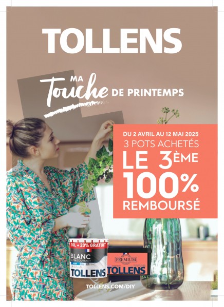 Promo Peintures Tollens Castorama Printemps 2025