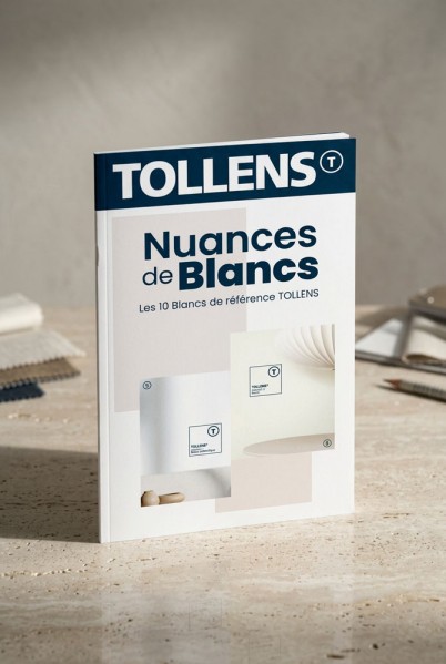 Carte de couleurs peinture blanche, carte de teinte Nuances de Blancs TOLLENS, blancs peinture, bien choisir son blanc en peinture