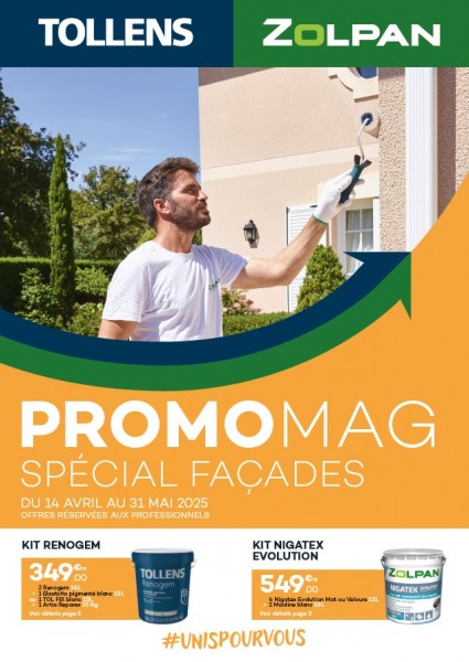 Promotion peinture Tollens Zolpan pour les professionnels
