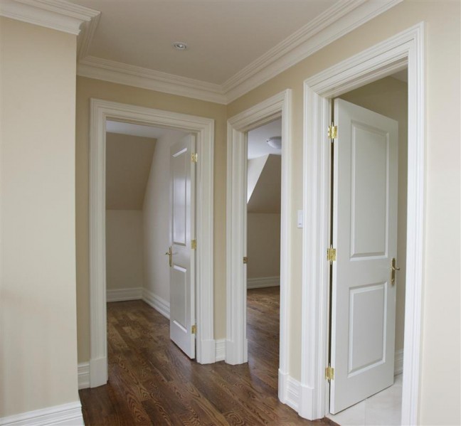 Couloir blanc et beige Ivoire Tollens