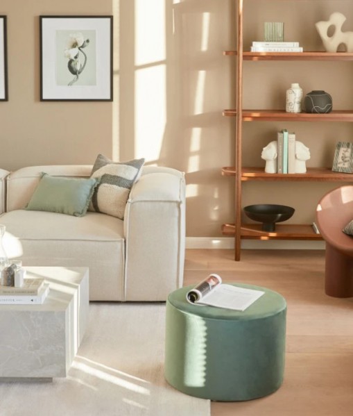Tendance couleurs Tollens Neo Retro - Salon couleurs menthe, rose, sable